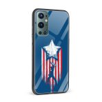 Captain America Printed Glass Back Phone Case - Image 2