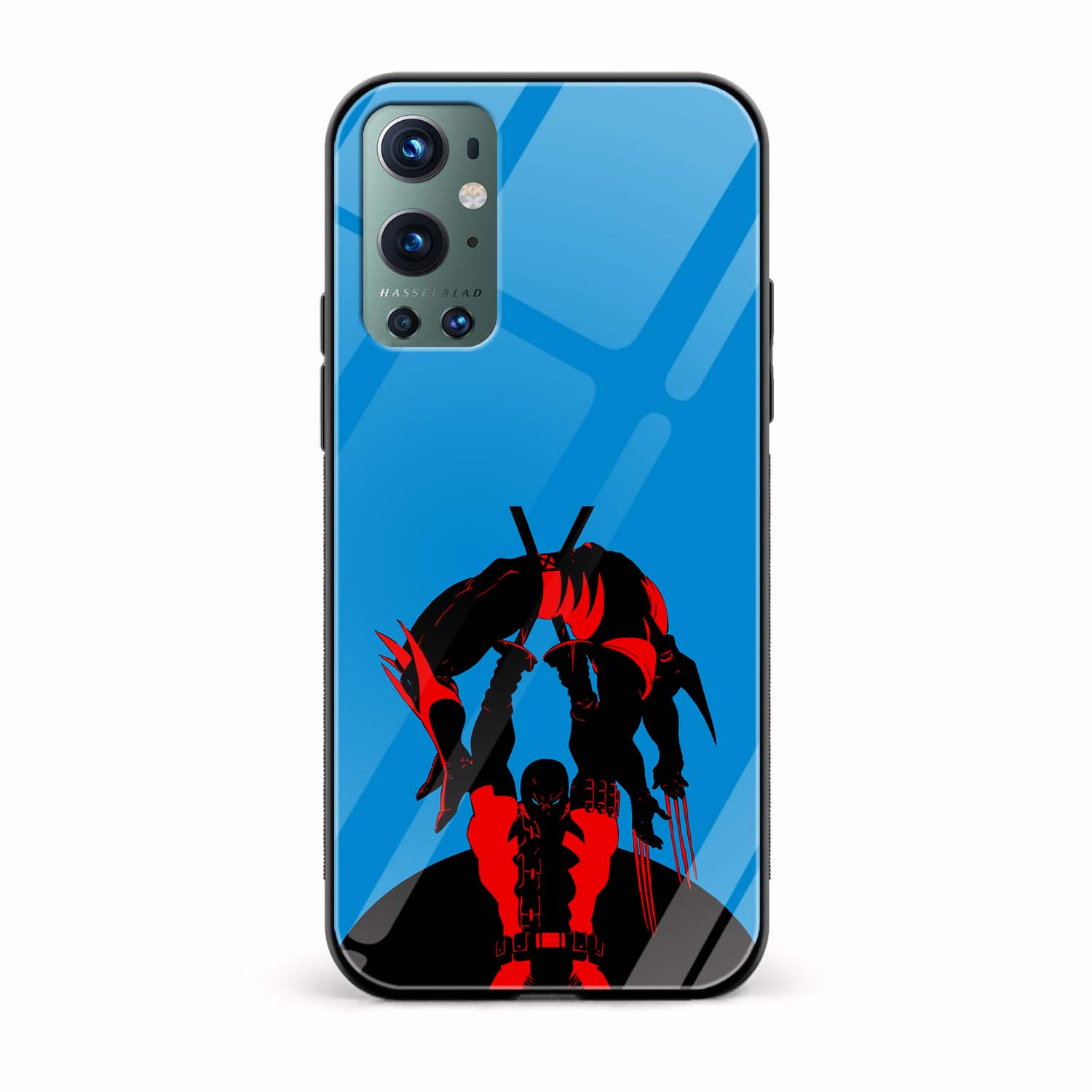 Deadpool Printed Glass Back Phone Case Deadpool Printed Glass Back Phone Case - Image 1