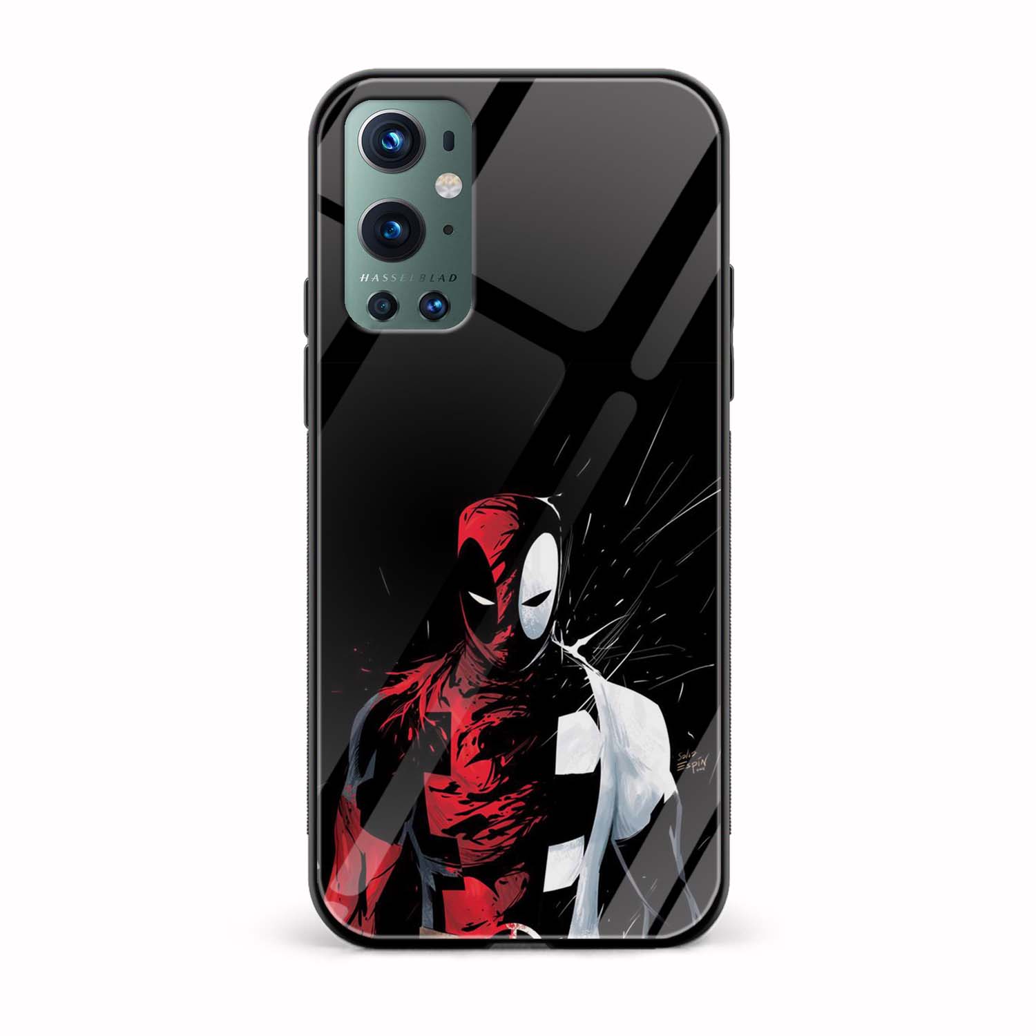 Deadpool Printed Glass Back Phone Case Deadpool Printed Glass Back Phone Case - Image 1