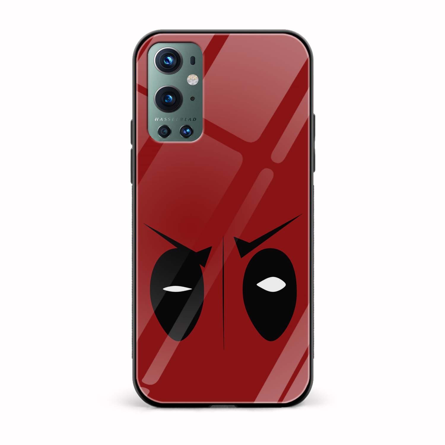 Deadpool Printed Glass Back Phone Case Deadpool Printed Glass Back Phone Case - Image 1