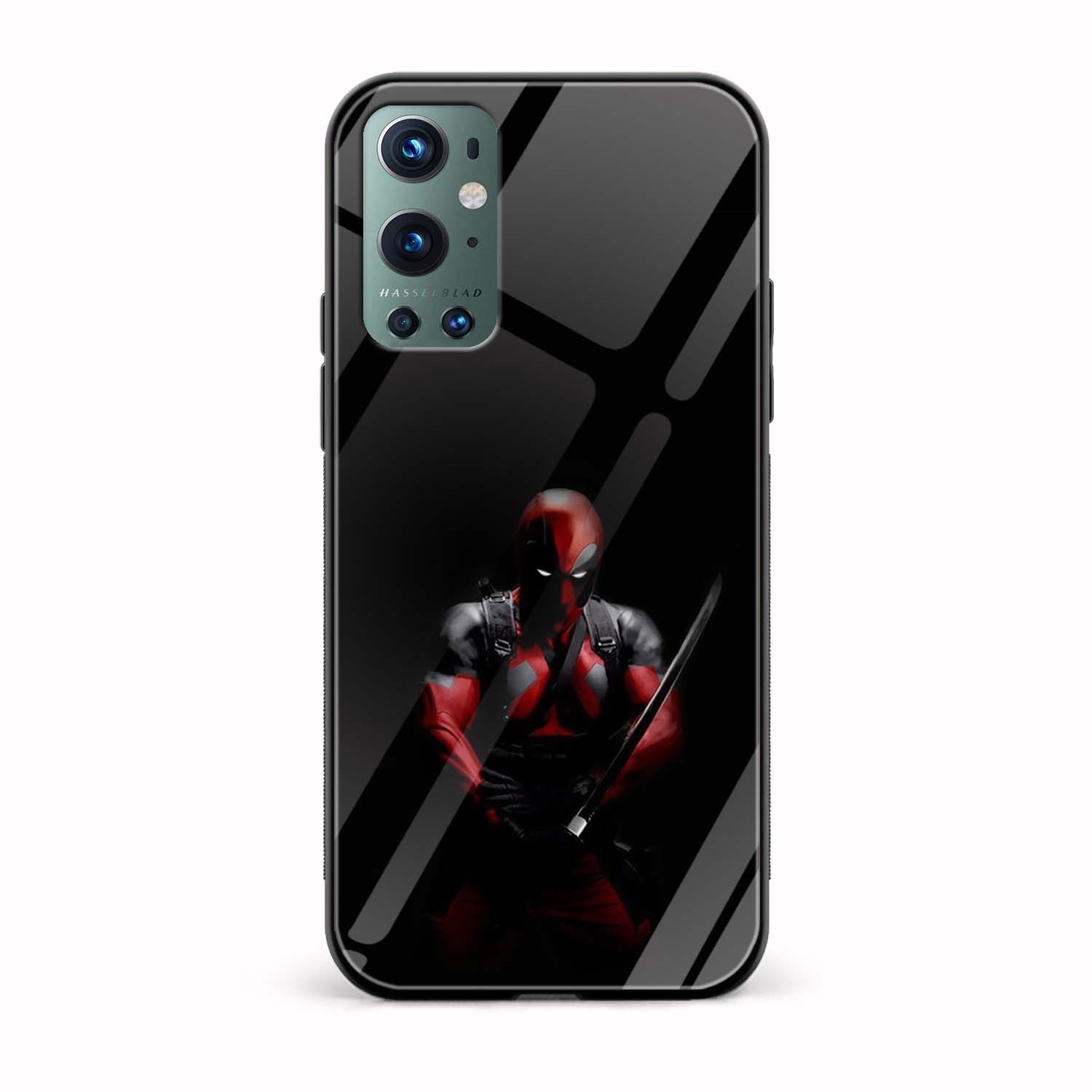 Deadpool Printed Glass Back Phone Case Deadpool Printed Glass Back Phone Case - Image 1