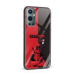 Deadpool Printed Glass Back Phone Case - Image 2