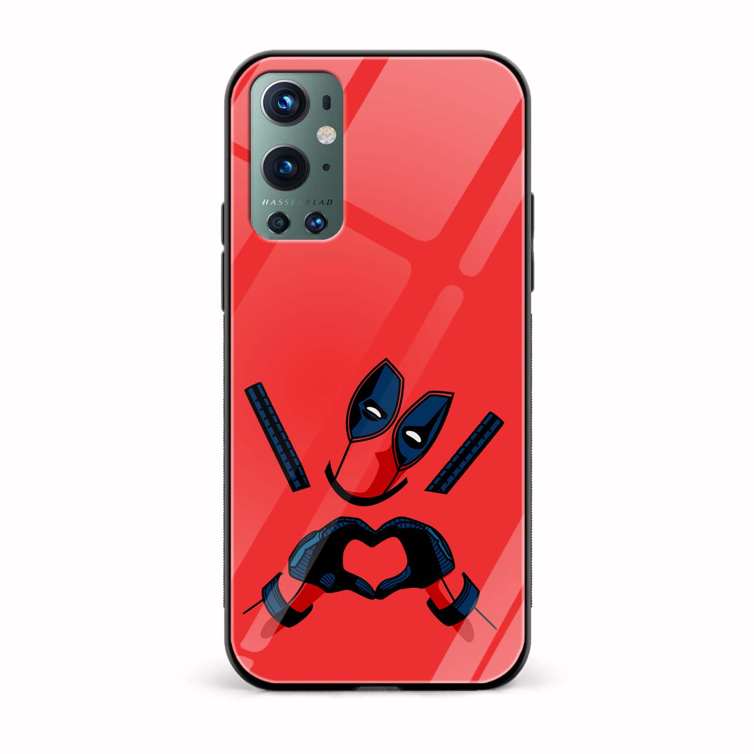 Deadpool Printed Glass Back Phone Case Deadpool Printed Glass Back Phone Case - Image 1