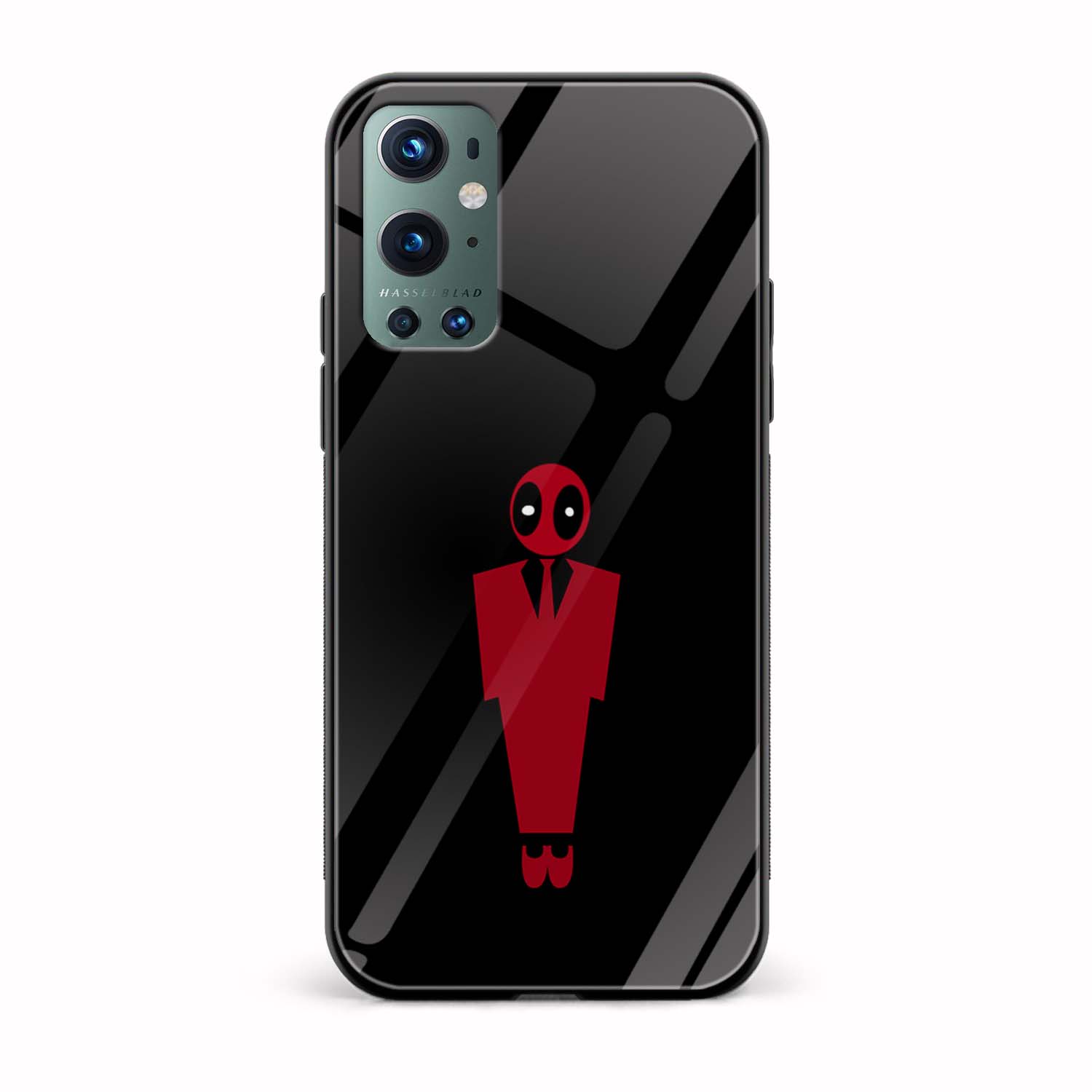 Deadpool Printed Glass Back Phone Case Deadpool Printed Glass Back Phone Case - Image 1