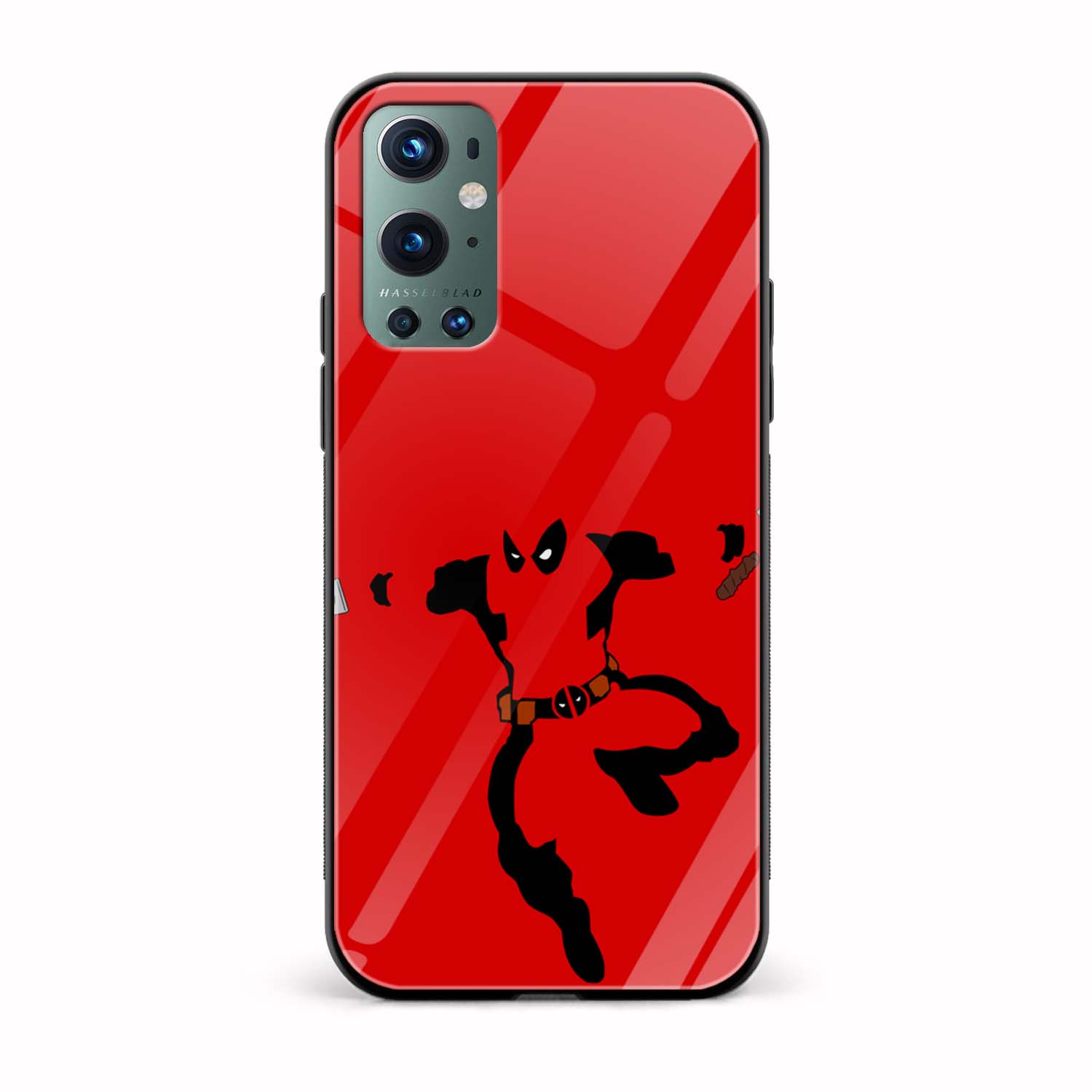 Deadpool Printed Glass Back Phone Case Deadpool Printed Glass Back Phone Case - Image 1