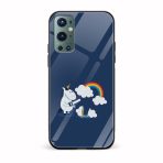Minimal - Unicorn Printed Glass Back Phone Case