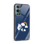 Minimal - Unicorn Printed Glass Back Phone Case - Image 2