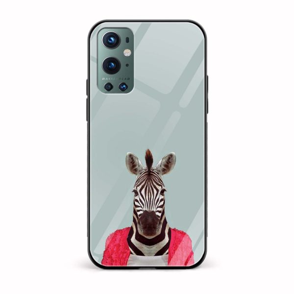 Minimal - Zebra Printed Glass Back Phone Case