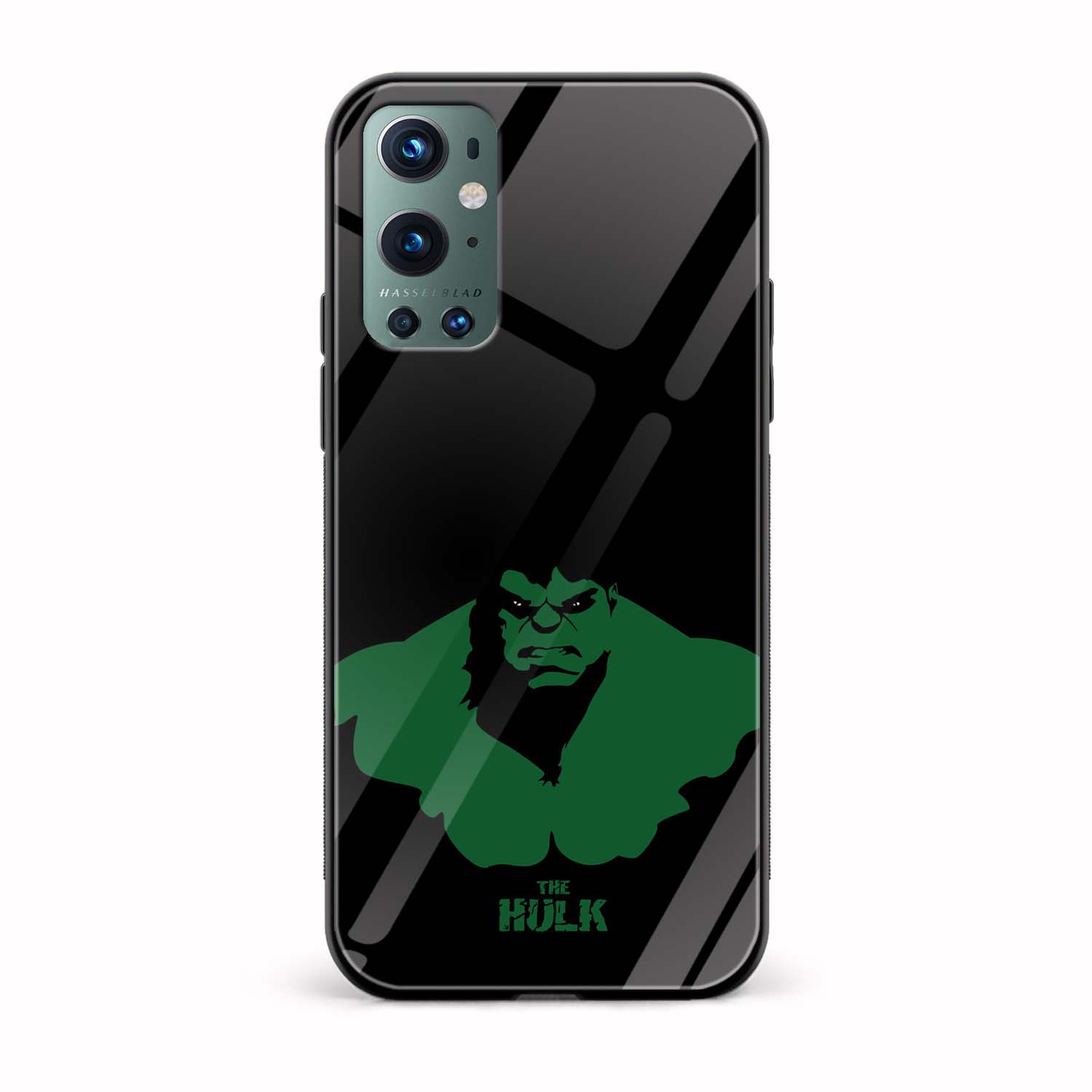 Hulk Printed Glass Back Phone Case Hulk Printed Glass Back Phone Case - Image 1
