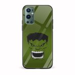 Hulk Printed Glass Back Phone Case