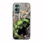 Hulk Printed Glass Back Phone Case