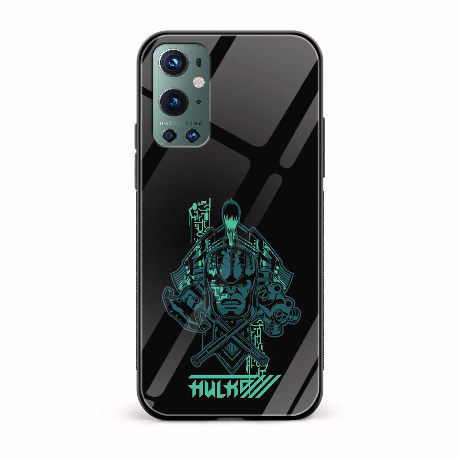 Hulk Printed Glass Back Phone Case Hulk Printed Glass Back Phone Case - Image 1