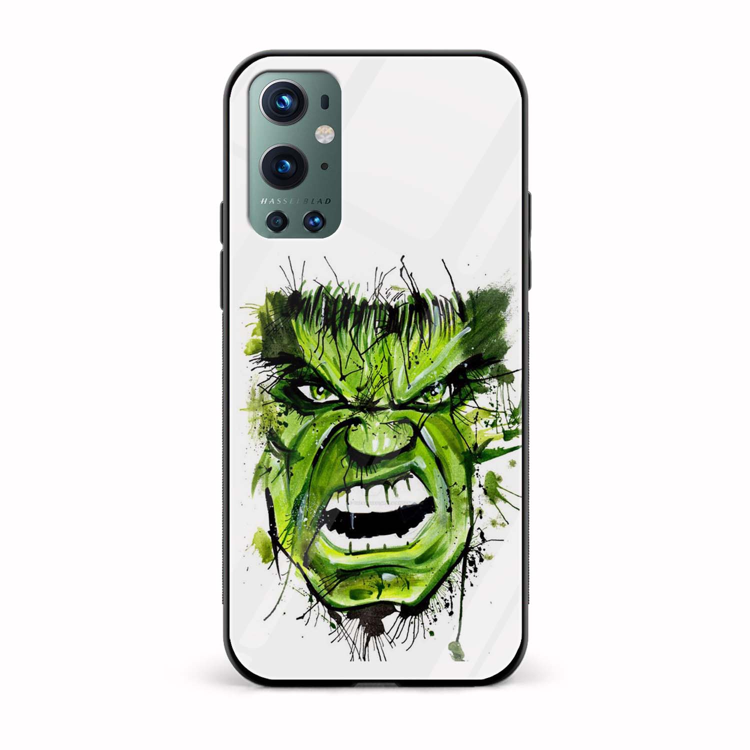 Hulk Printed Glass Back Phone Case Hulk Printed Glass Back Phone Case - Image 1