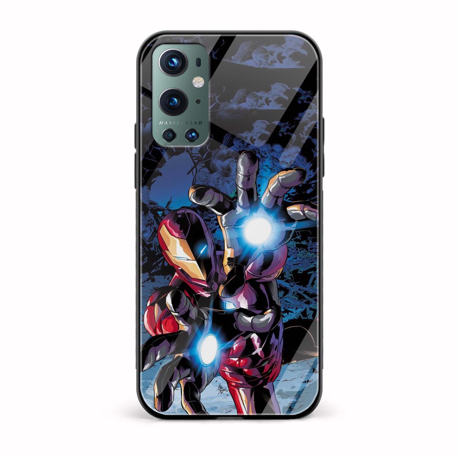 Ironman Printed Glass Back Phone Case Ironman Printed Glass Back Phone Case - Image 1