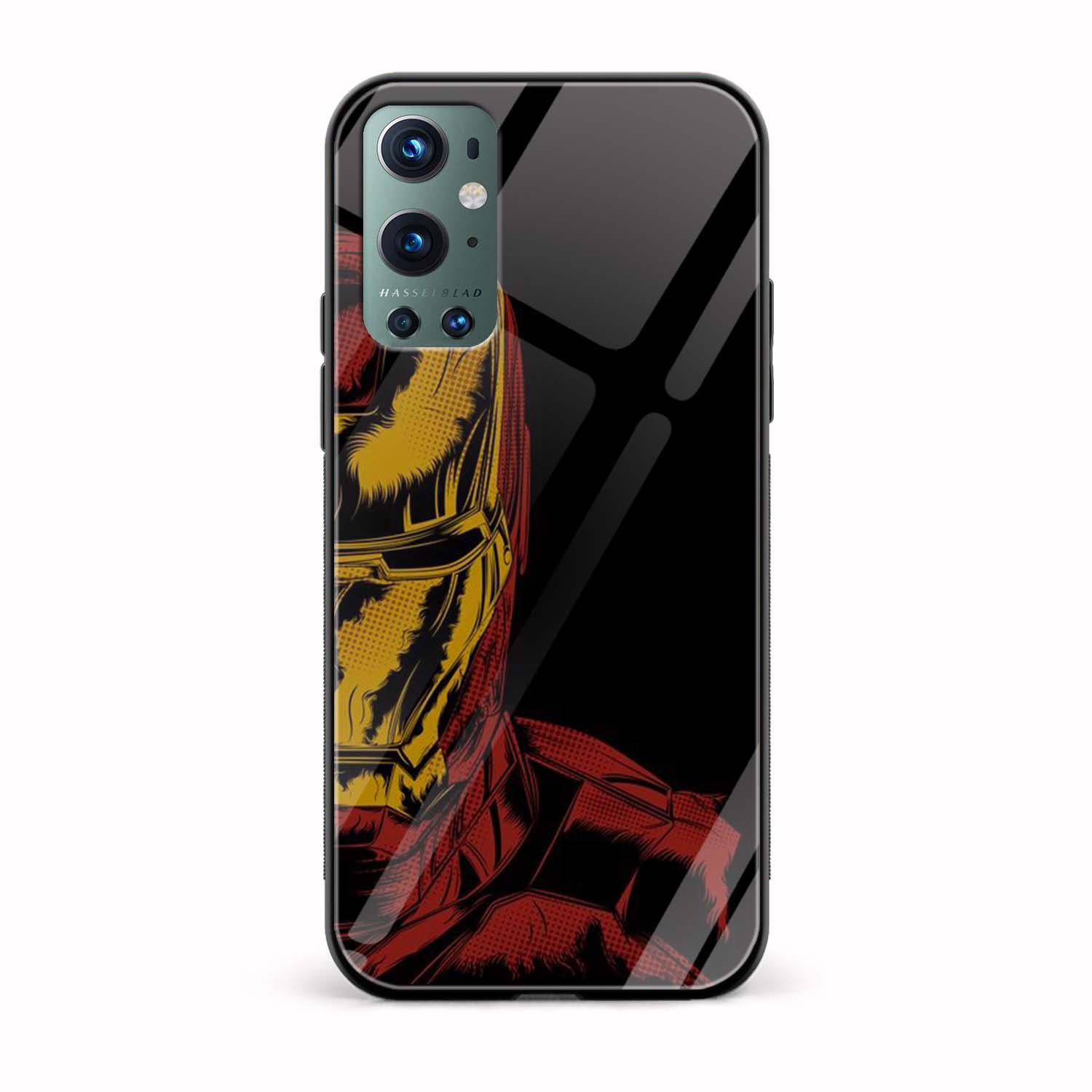 Ironman Printed Glass Back Phone Case Ironman Printed Glass Back Phone Case - Image 1
