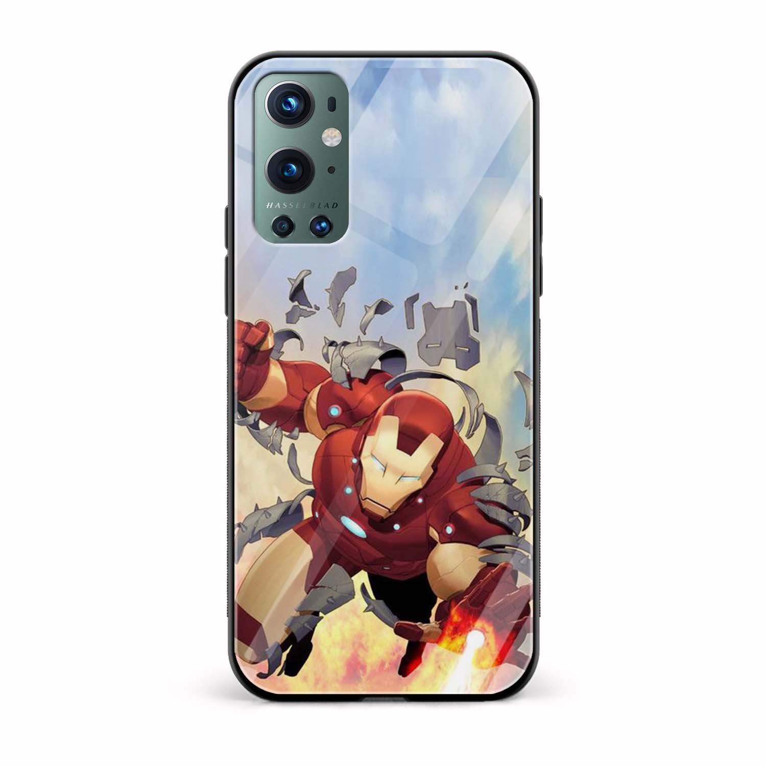 Ironman Printed Glass Back Phone Case Ironman Printed Glass Back Phone Case - Image 1