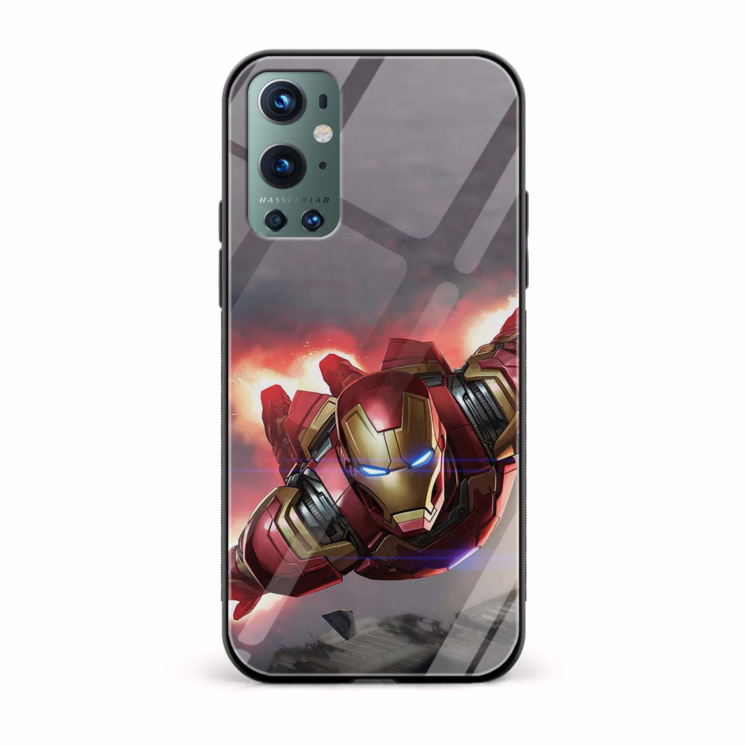 Ironman Printed Glass Back Phone Case Ironman Printed Glass Back Phone Case - Image 1