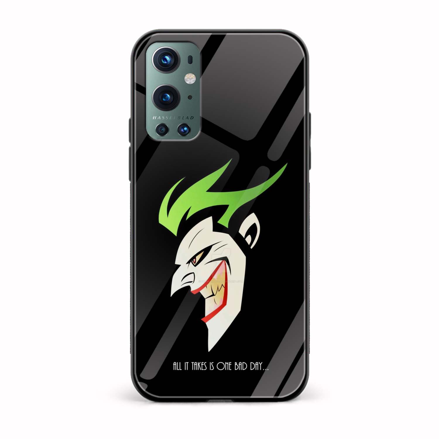 Joker Printed Glass Back Phone Case Joker Printed Glass Back Phone Case - Image 1