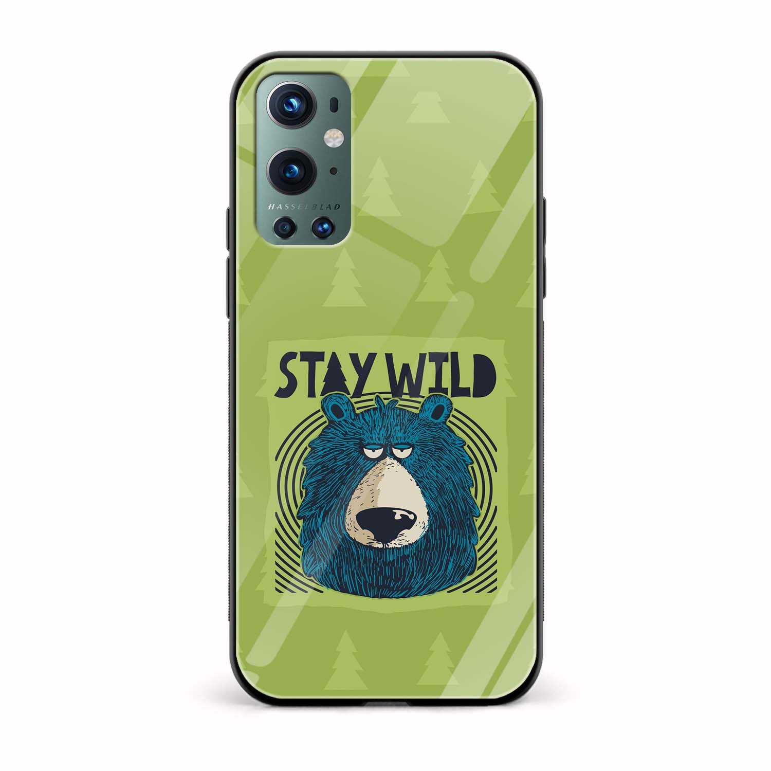 Typography Printed Glass Back Phone Case Typography Printed Glass Back Phone Case - Image 1