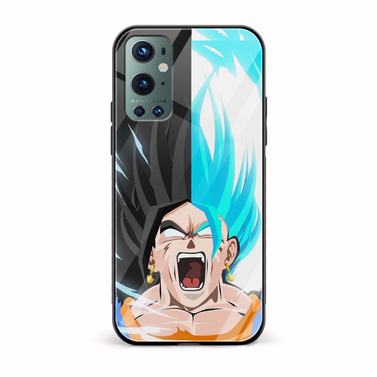 Goku Printed Glass Back Phone Case Goku Printed Glass Back Phone Case - Image 1
