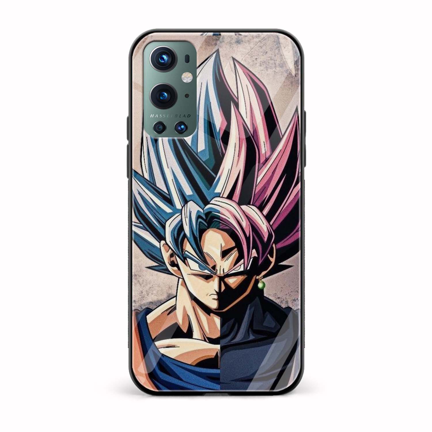Goku Printed Glass Back Phone Case Goku Printed Glass Back Phone Case - Image 1