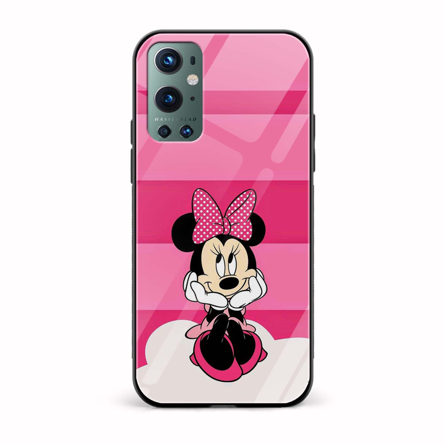 Minnie Mouse Printed Glass Back Phone Case Minnie Mouse Printed Glass Back Phone Case - Image 1