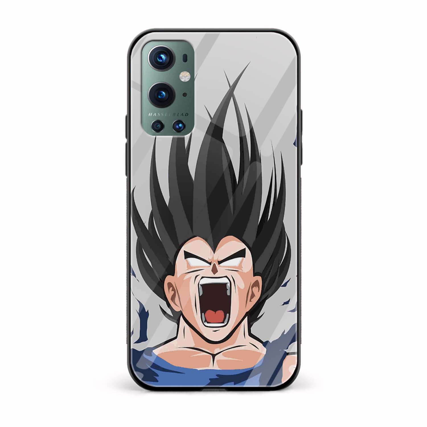 Goku Printed Glass Back Phone Case Goku Printed Glass Back Phone Case - Image 1