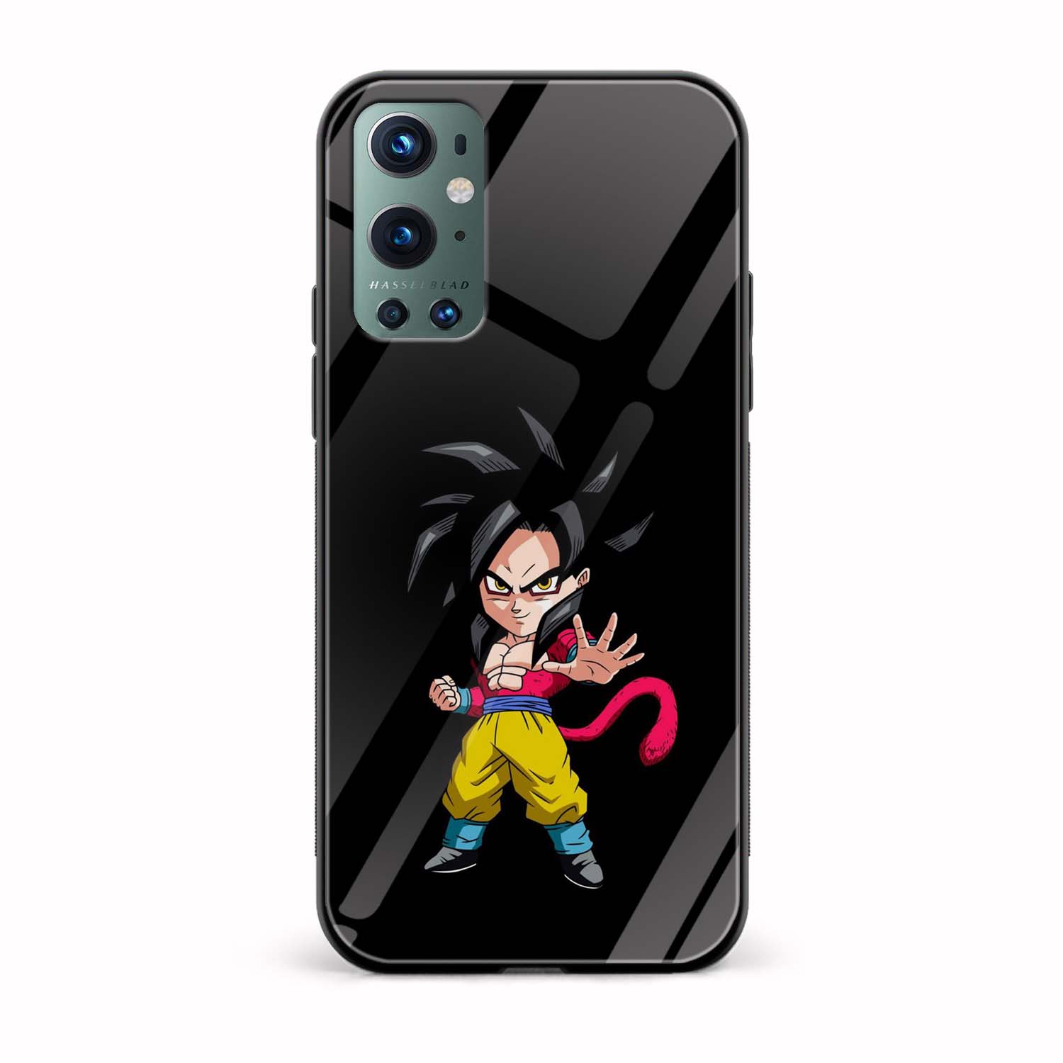 Goku Printed Glass Back Phone Case Goku Printed Glass Back Phone Case - Image 1