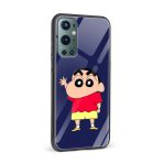 Shinchan Printed Glass Back Phone Case - Image 2