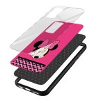 Minnie Mouse Printed Glass Back Phone Case - Image 3