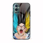 Goku Printed Glass Back Phone Case