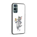 Tom and Jerry Printed Glass Back Phone Case - Image 2