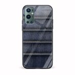 Denim Printed Glass Back Phone Case