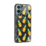 Feminine - Pineapple Printed Glass Back Phone Case - Image 2