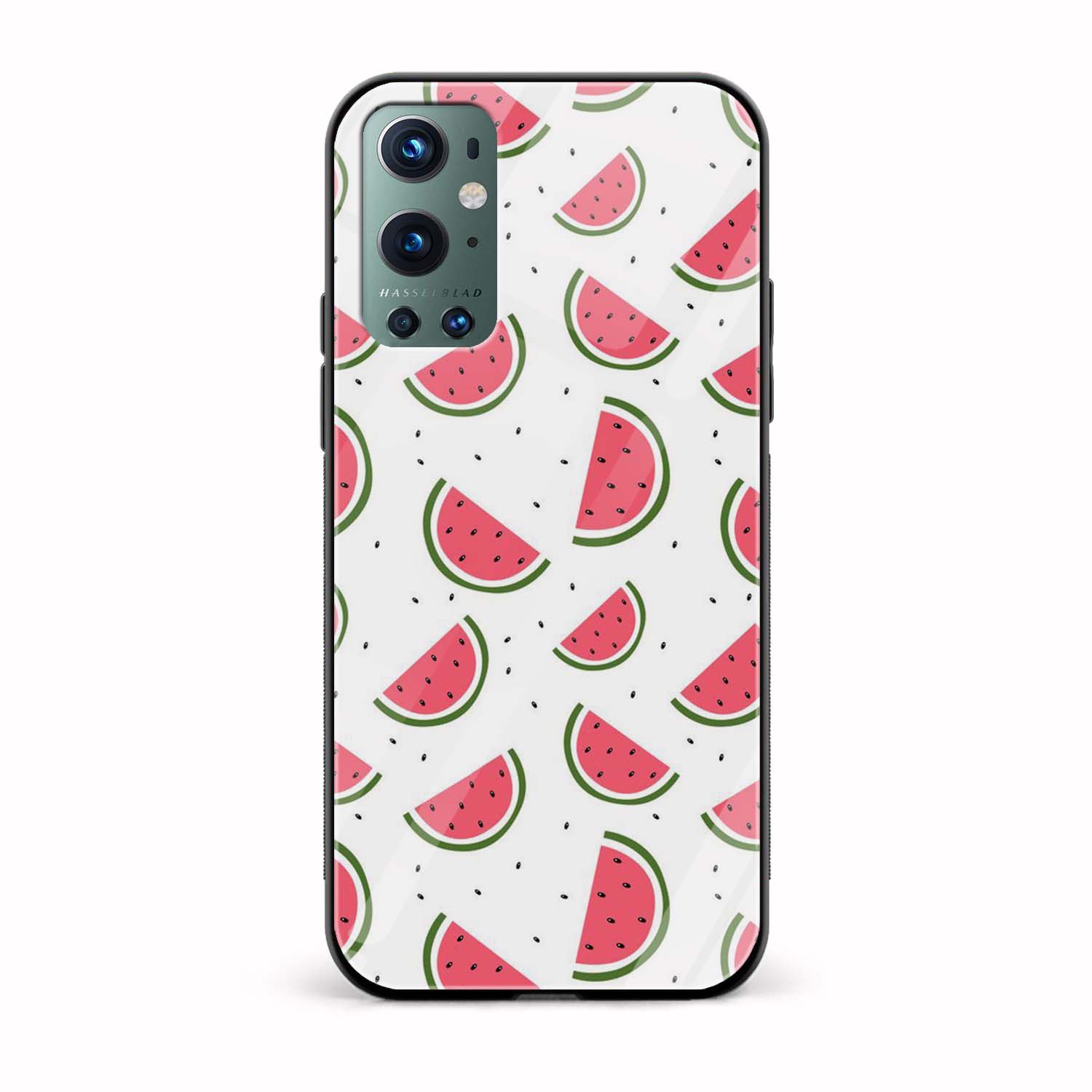 Feminine - Watermelon Printed Glass Back Phone Case Feminine - Watermelon Printed Glass Back Phone Case - Image 1