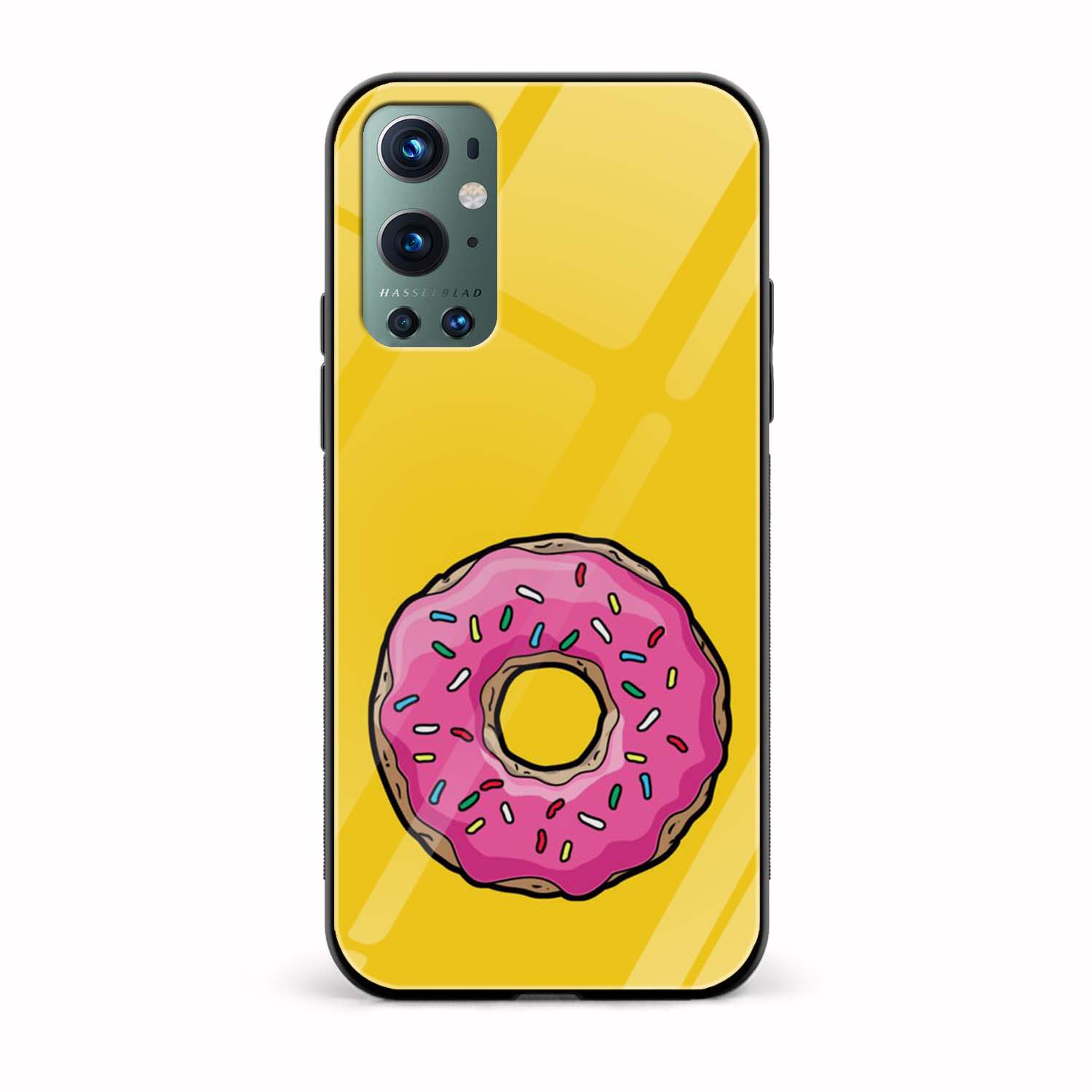Feminine - Donut Printed Glass Back Phone Case Feminine - Donut Printed Glass Back Phone Case - Image 1