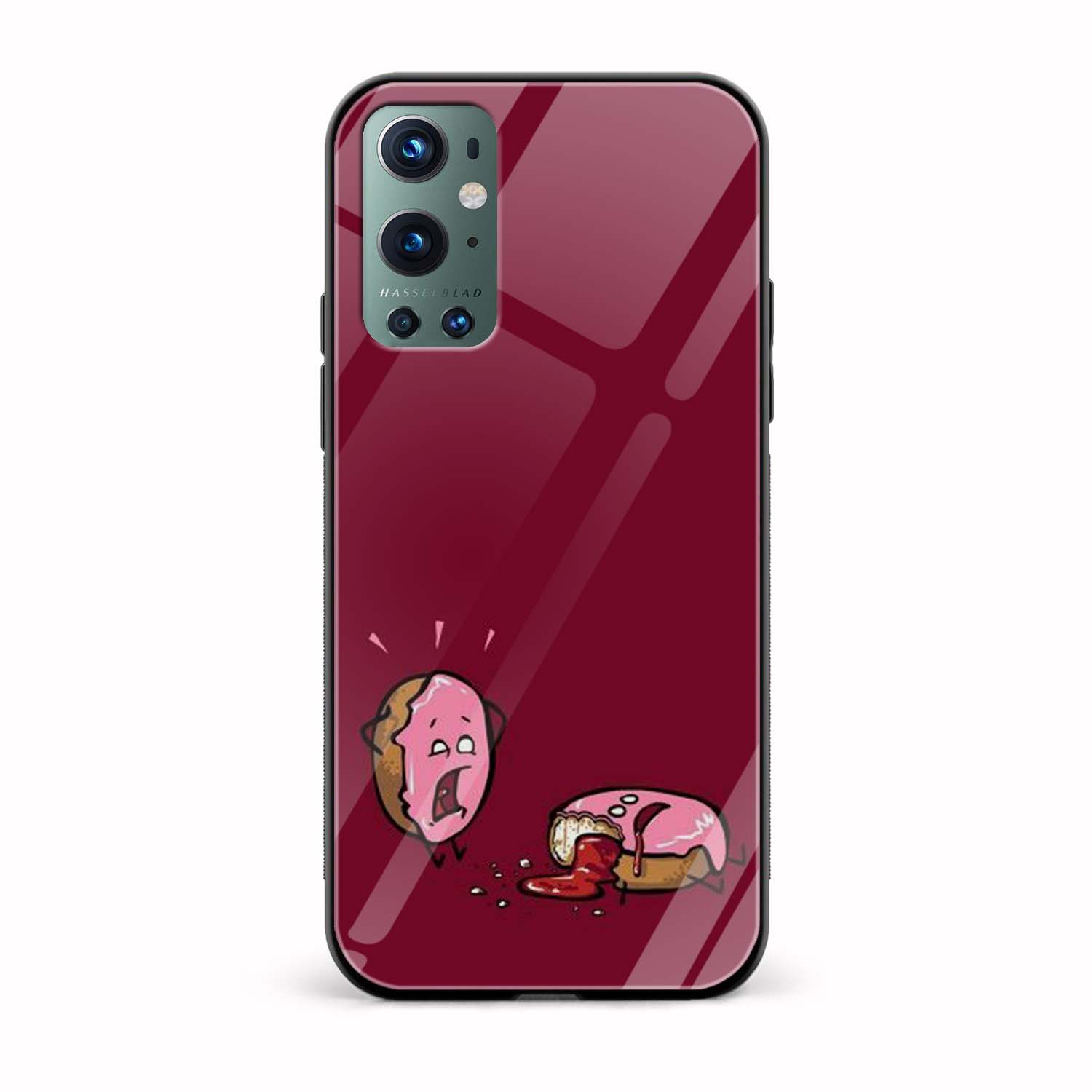 Feminine - Donut Printed Glass Back Phone Case Feminine - Donut Printed Glass Back Phone Case - Image 1