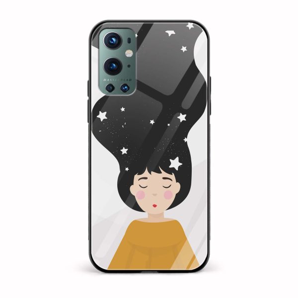 Feminine Printed Glass Back Phone Case