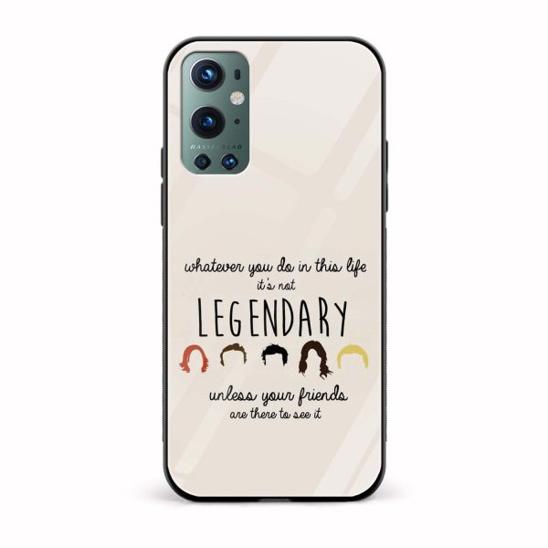 FRIENDS Printed Glass Back Phone Case