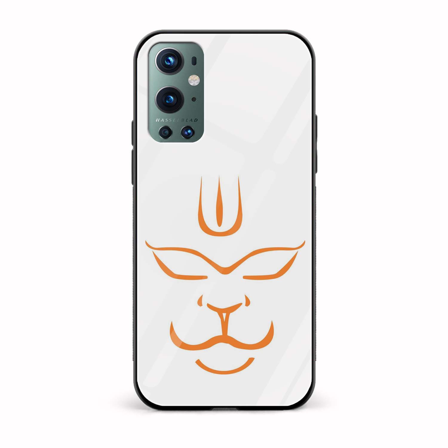 Lord Hanuman Printed Glass Back Phone Case Lord Hanuman Printed Glass Back Phone Case - Image 1