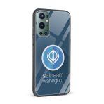 Satnam Waheguru Printed Glass Back Phone Case - Image 2