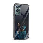 Lord Shiva Printed Glass Back Phone Case - Image 2