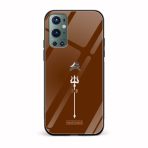 Lord Shiva Printed Glass Back Phone Case