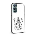 Lord Shiva Printed Glass Back Phone Case - Image 2
