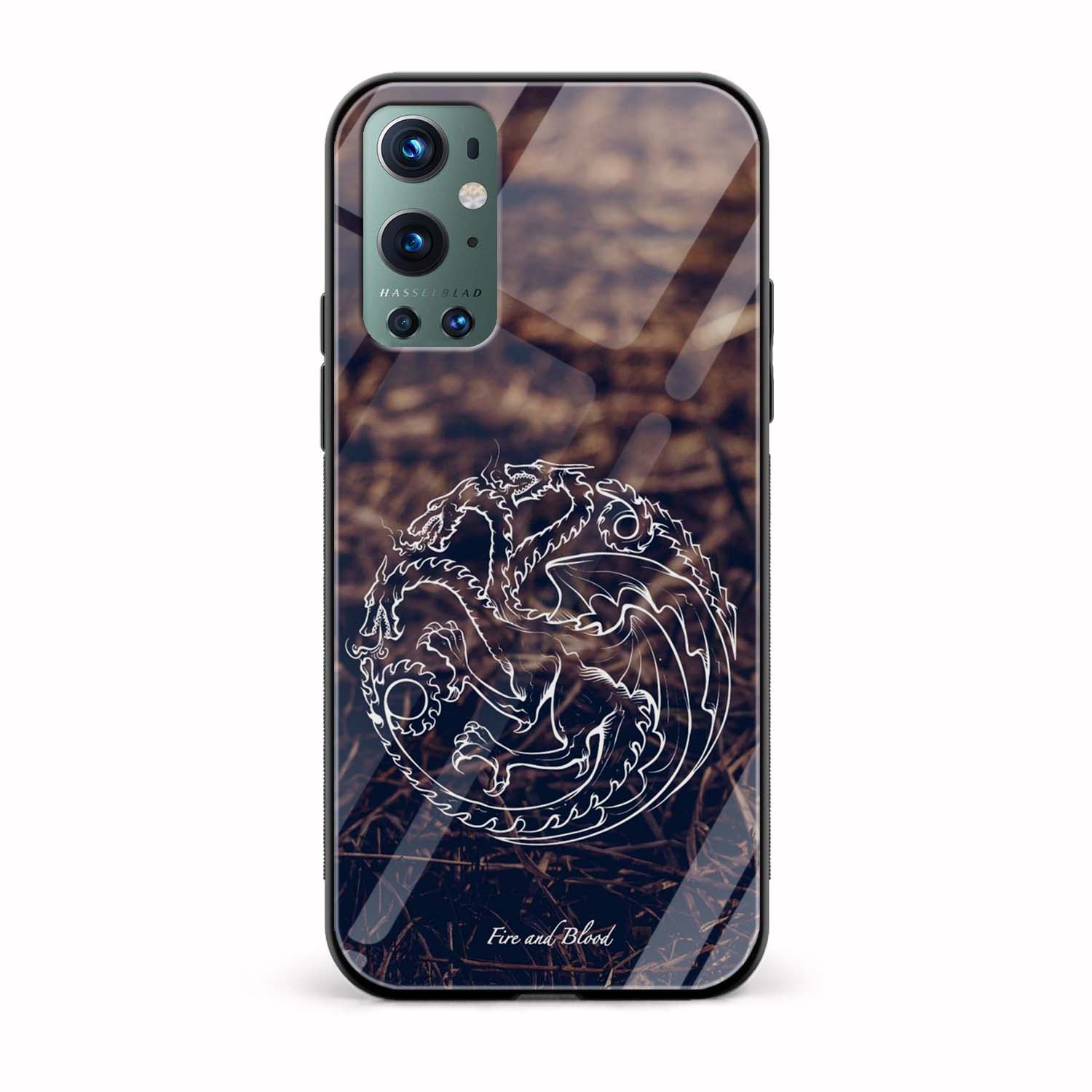 Game Of Thrones - Fire And Blood Printed Glass Back Phone Case Game Of Thrones - Fire And Blood Printed Glass Back Phone Case - Image 1