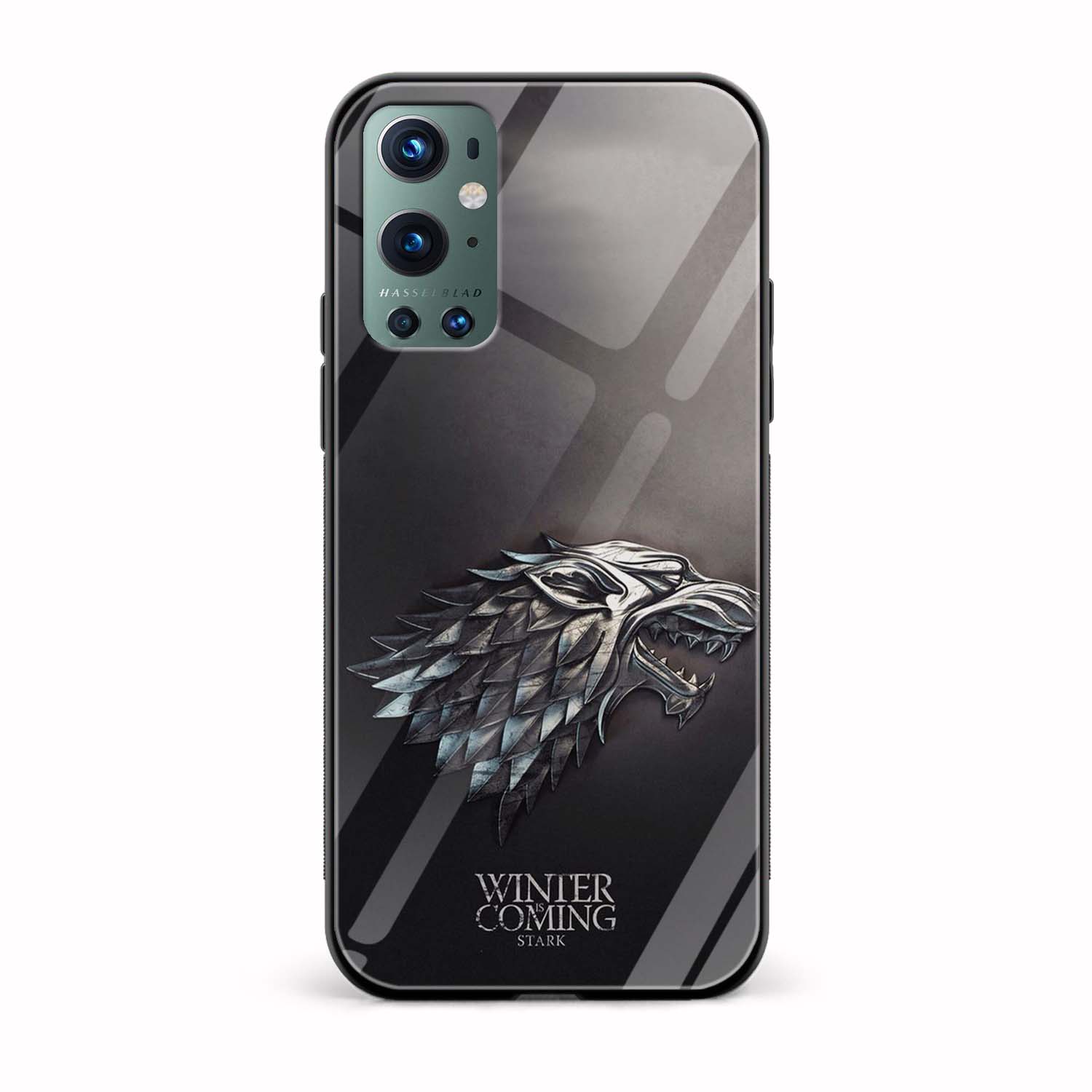 Game Of Thrones - House of Stark Printed Glass Back Phone Case Game Of Thrones - House of Stark Printed Glass Back Phone Case - Image 1