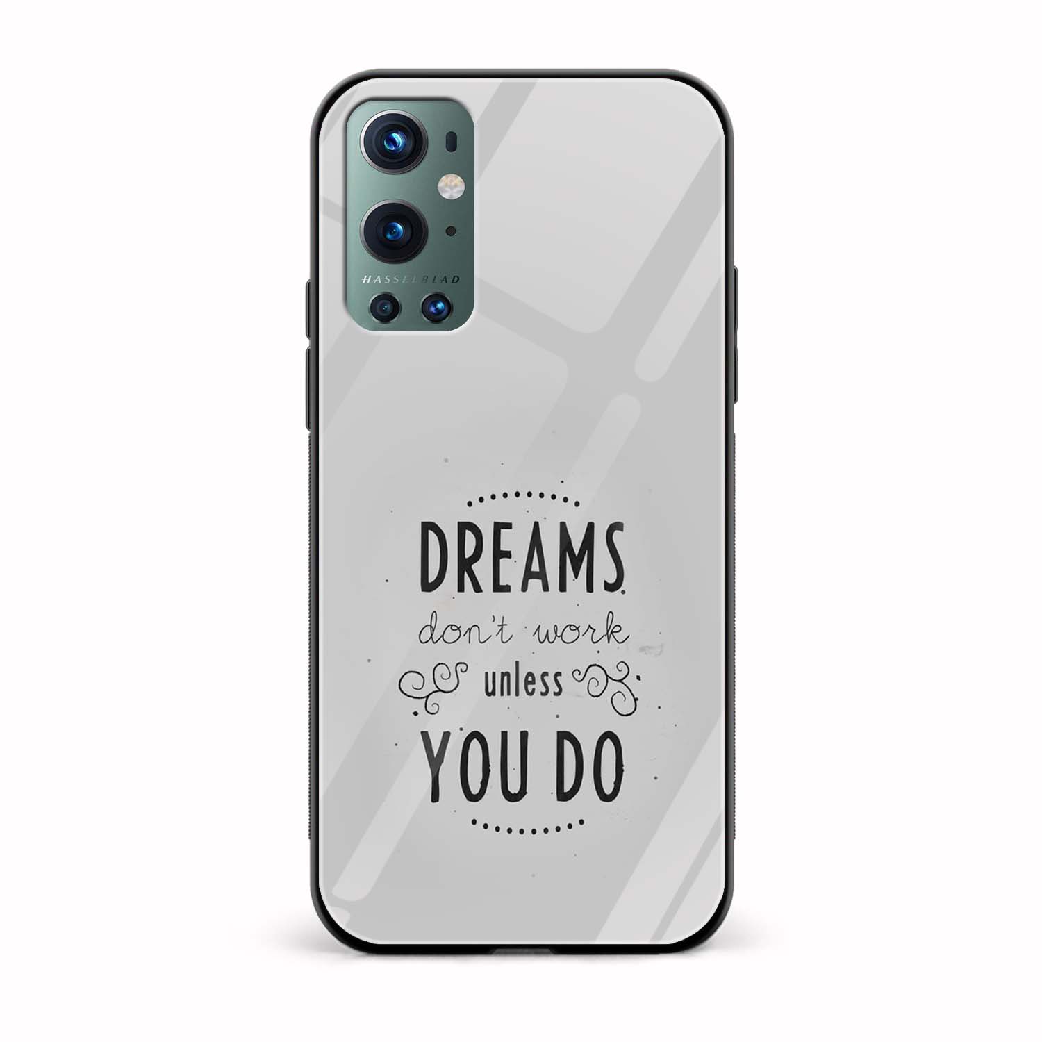 Typography Printed Glass Back Phone Case Typography Printed Glass Back Phone Case - Image 1