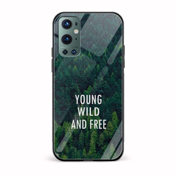 Typography Printed Glass Back Phone Case