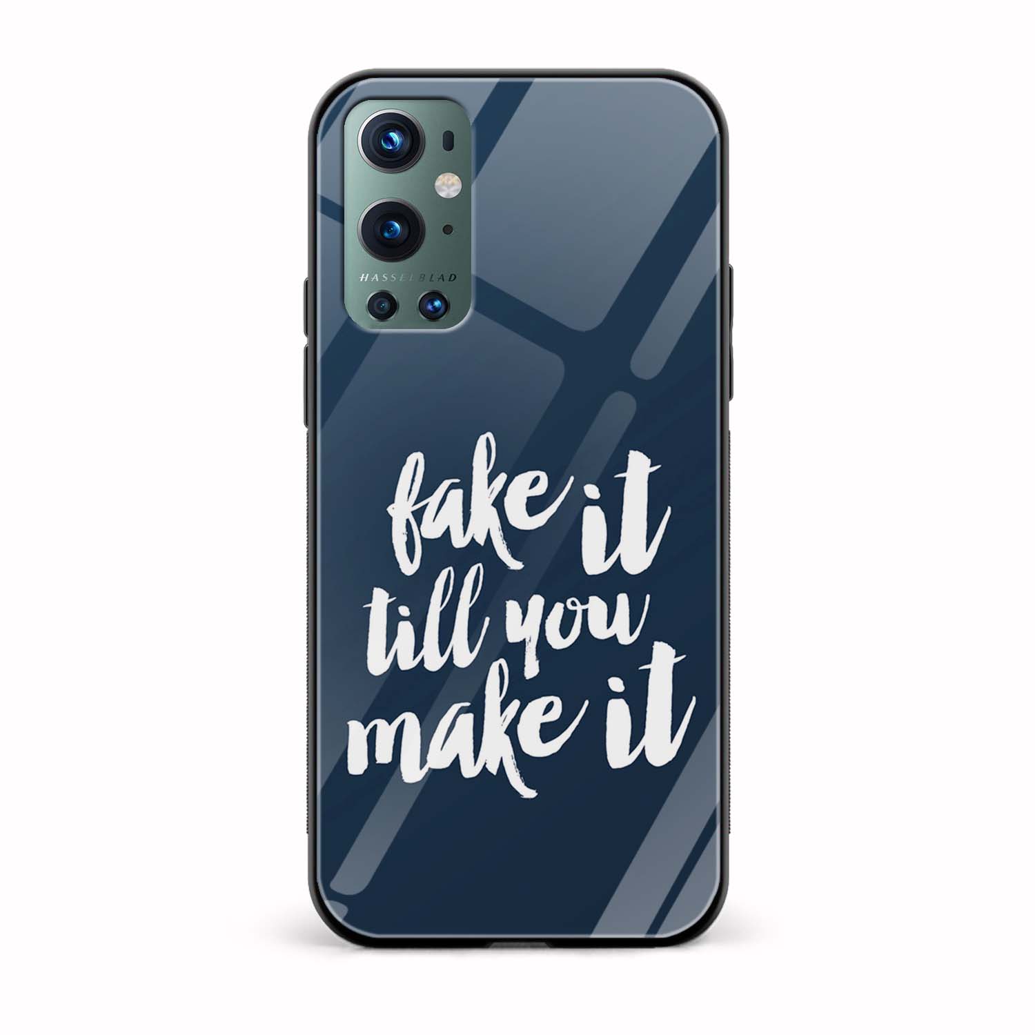 Typography Printed Glass Back Phone Case Typography Printed Glass Back Phone Case - Image 1