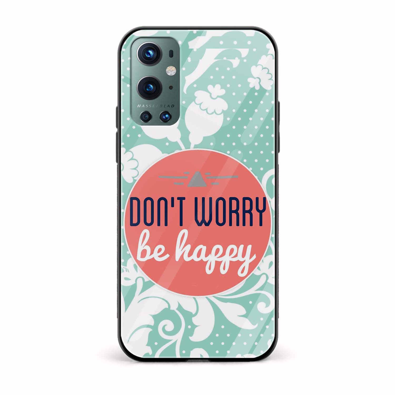 Typography Printed Glass Back Phone Case Typography Printed Glass Back Phone Case - Image 1